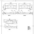 D670 best quality brakes pad wear sensor ceramic automobile brake pads for KIA Sportage